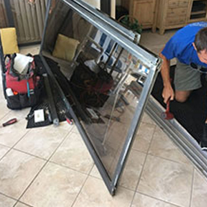 sliding glass door frame repair Arden-Arcade